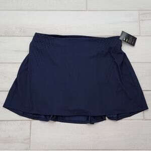 Nike XXL Techknit Dri-Fit Ace Perforated Skirt Skort Blue Golf Tennis Pickleball